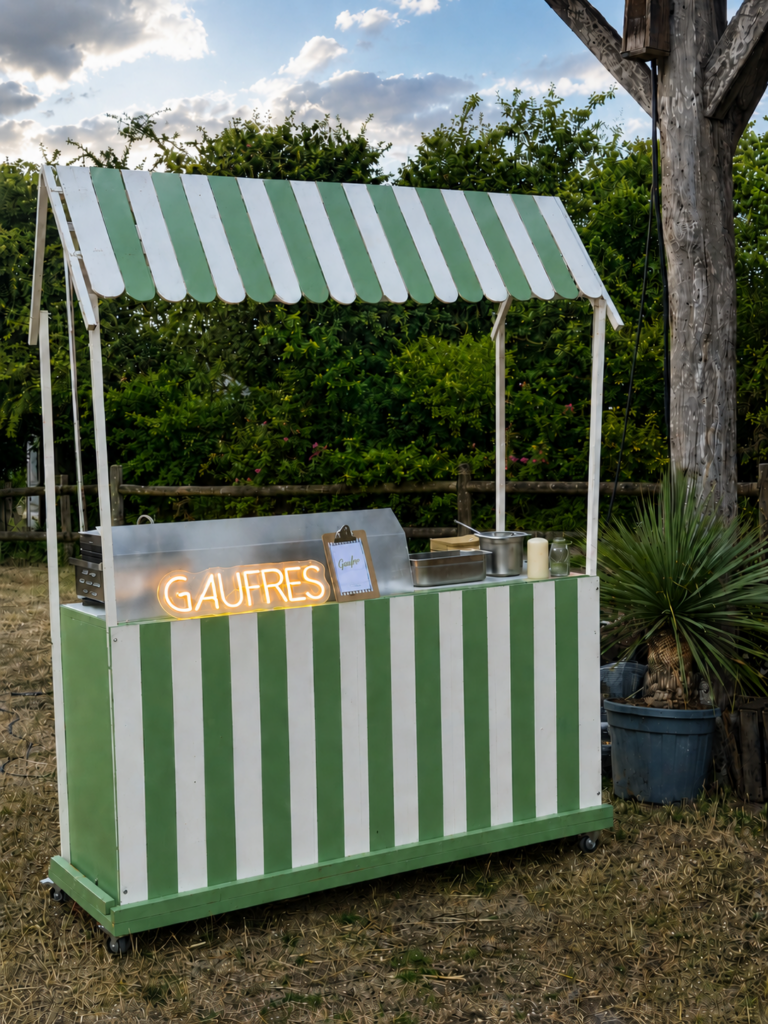 Foodtruck à gaufres en Vendée: La cabane